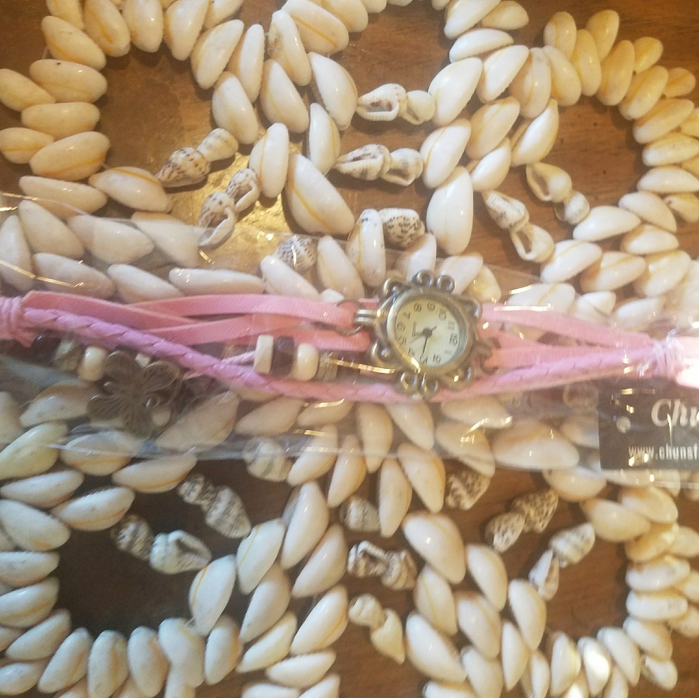 Pink fashion watch